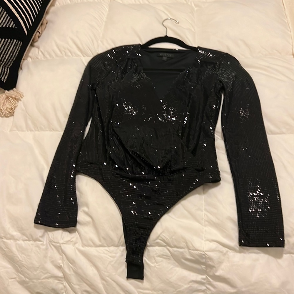 GUESS sequin bodysuit. - Worn once